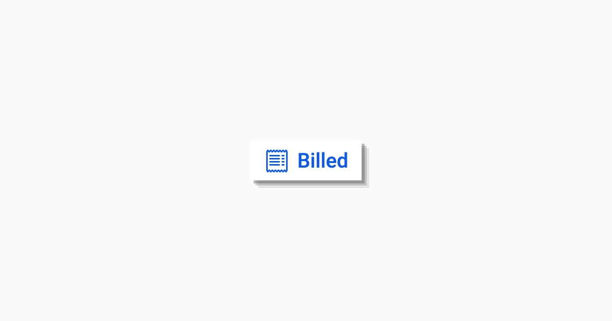 Billed - Expense Report Management